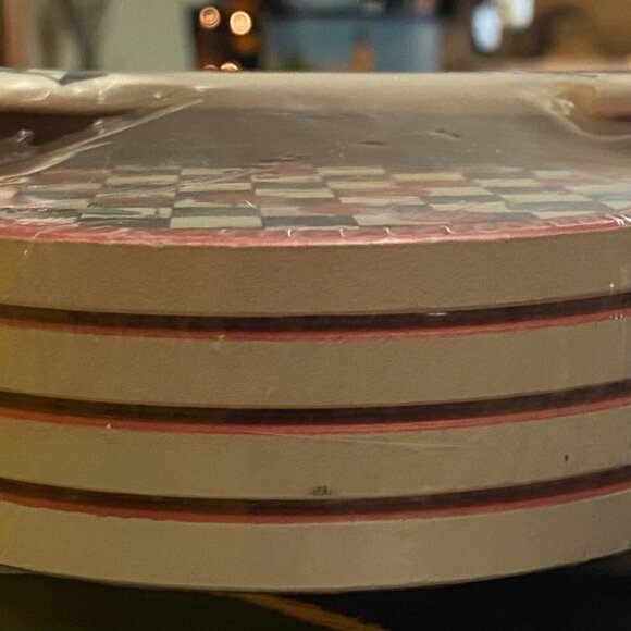 Full Ceramic Coaster Set, "Tuesday Morning"! - Picture 4 of 6